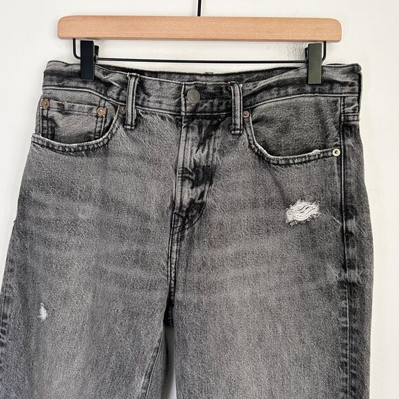 American Eagle Distressed Skater Jeans Black Size 29x32 - Picture 2 of 8